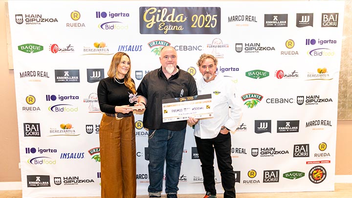 “TACOGILDA” del LOBO de DONOSTIA, CAMPEON DEL VII CAMPEONATO DE PINTXOS GILDA INNOVA