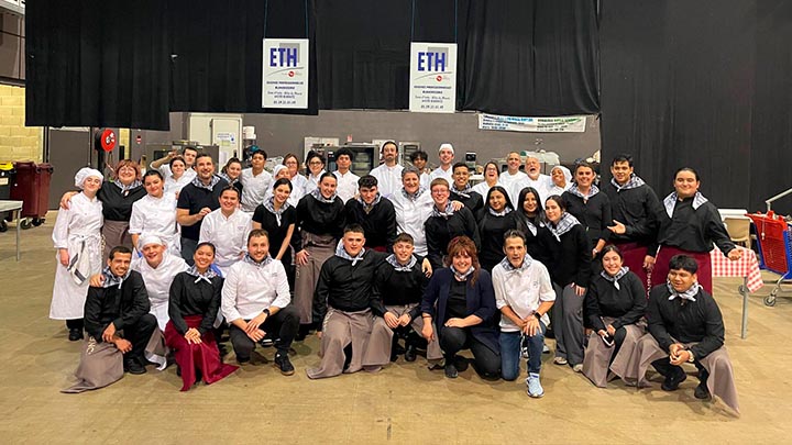 ESTUDIANTES DE HOSTELERÍA DE CEBANC PARTICIPAN EN LURRAMA, EL SALÓN DE LA AGRICULTURA CAMPESINA DEL PAÍS VASCO